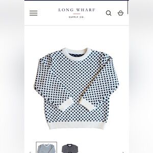 Toddler Long wharf supply co cotton chunky sweater